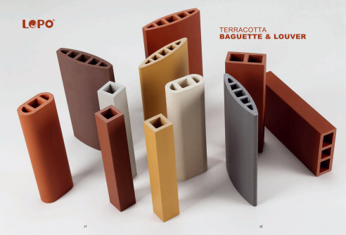 Terracotta Baguette and Louver From LOPO China