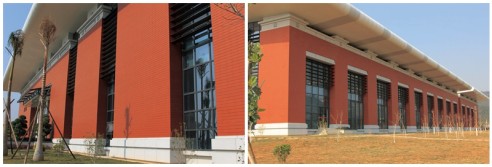 LOPO terracotta panel applied in educational institution (1)