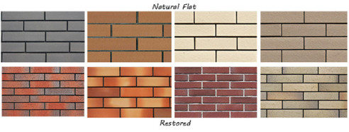 The Textures of LOPO Terracotta Brick Tile
