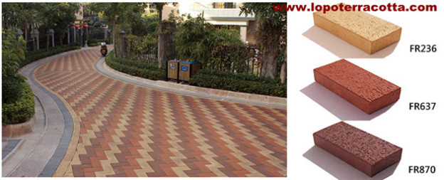 Terracotta Paver—Beautiful Architectural Decoration Material for the Ground